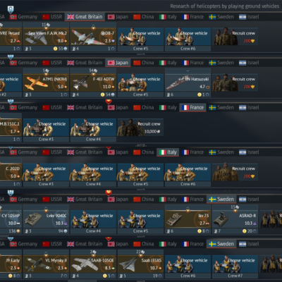 خرید اکانت وارتاندر War Thunder با ۳۵ یونیت پرمیوم و ۳ کپن و ۱۰ تالیسمان کد #17