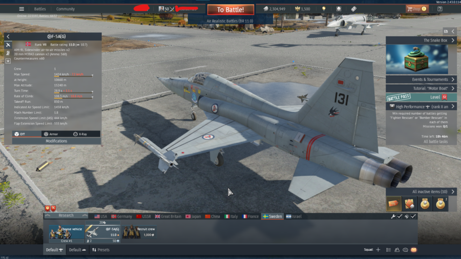 (فروخته شده) اکانت استارتر وارتاندر، زمینی آلمان فول (Leo 2A4M) کد #19