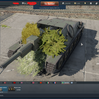 (فروخته شده) اکانت استارتر وارتاندر، زمینی آلمان فول (Leo 2A4M) کد #19