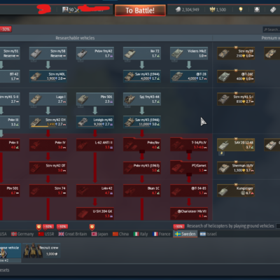 (فروخته شده) اکانت استارتر وارتاندر، زمینی آلمان فول (Leo 2A4M) کد #19