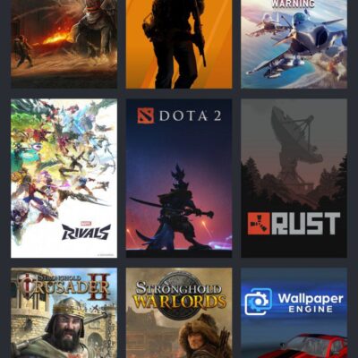 خرید اکانت استیم دارای 25 بازی + وارتاندر و آیتم های مختلف DOTA2 کد #16