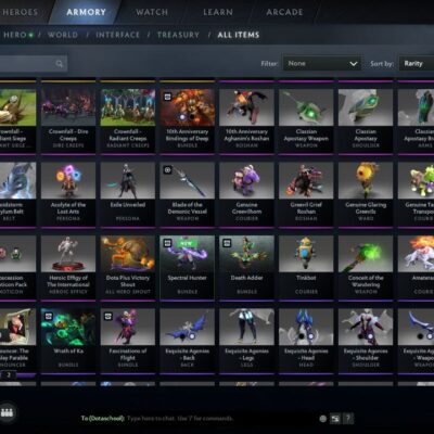 خرید اکانت استیم دارای 25 بازی + وارتاندر و آیتم های مختلف DOTA2 کد #16