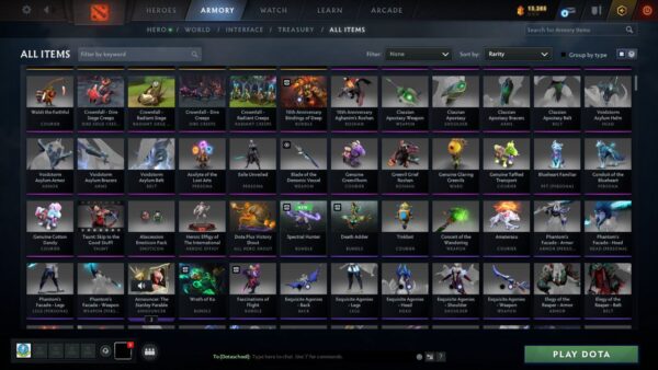 خرید اکانت استیم دارای 25 بازی + وارتاندر و آیتم های مختلف DOTA2 کد #16
