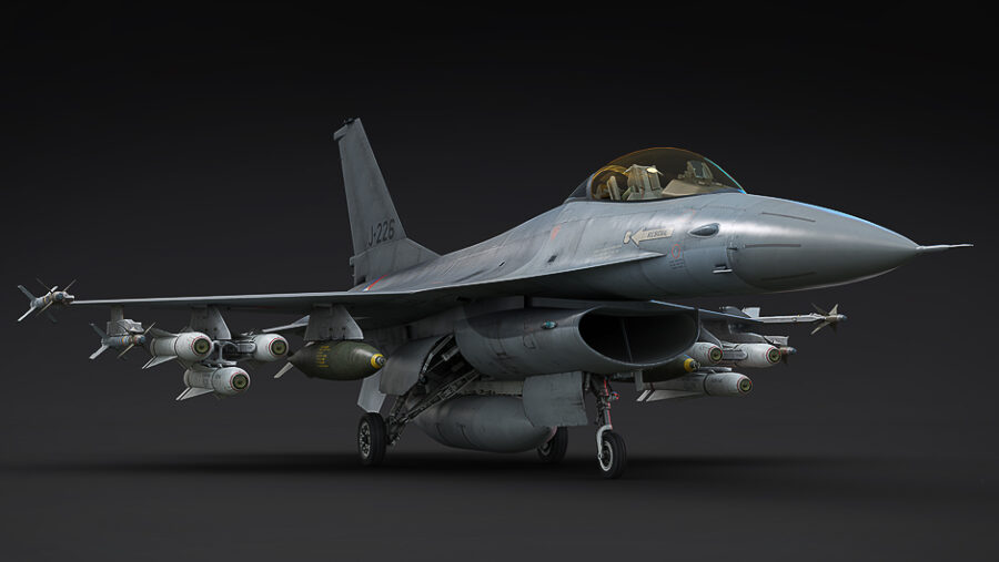 موارد قابل دریافت ایونت Workhorse  دریافت هواپیما F-16A مخصوص وارتاندر