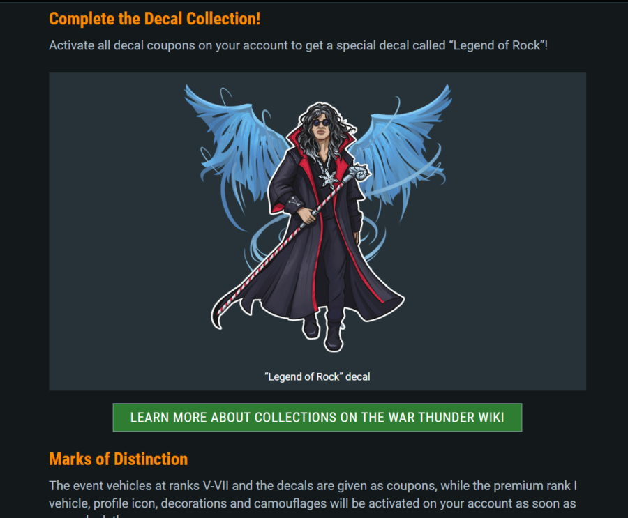 موارد قابل دریافت ایونت کریسمس دریافت هواپیما، تانک و کشتی تاپ مخصوص وارتاندر