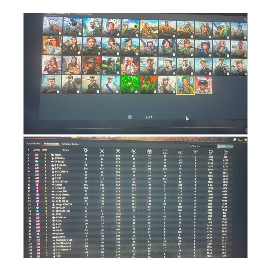 (فروخته شد) اکانت وارتاندر امریکا فرانسه سوئد انگلیس فول #24