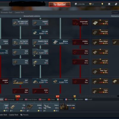 (فروخته شد) اکانت وارتاندر دارای ۴ فکشن دارای object 292 (مخصوص پلی استیشن و پی سی) کد #22