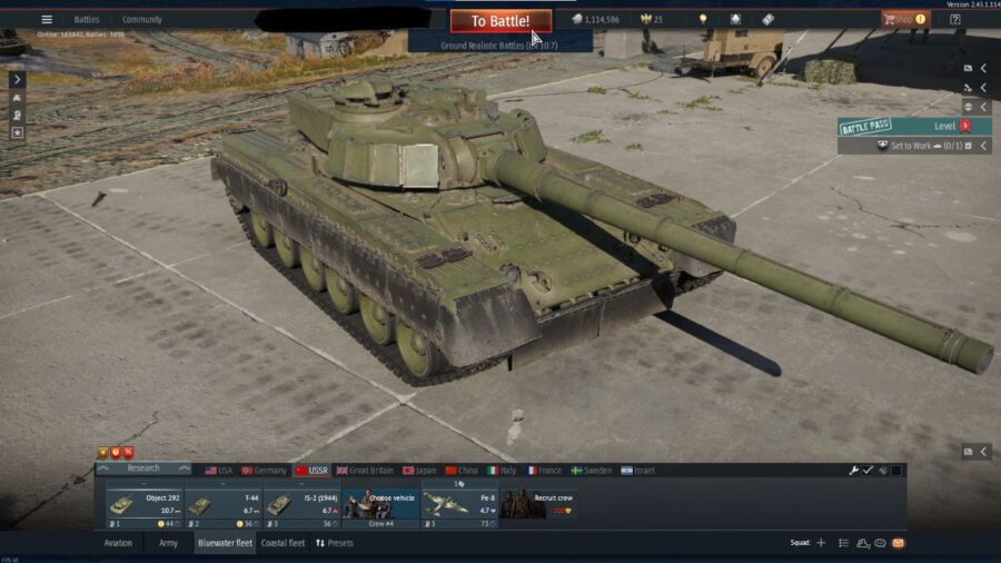 (فروخته شد) اکانت وارتاندر دارای ۴ فکشن دارای object 292 (مخصوص پلی استیشن و پی سی) کد #22