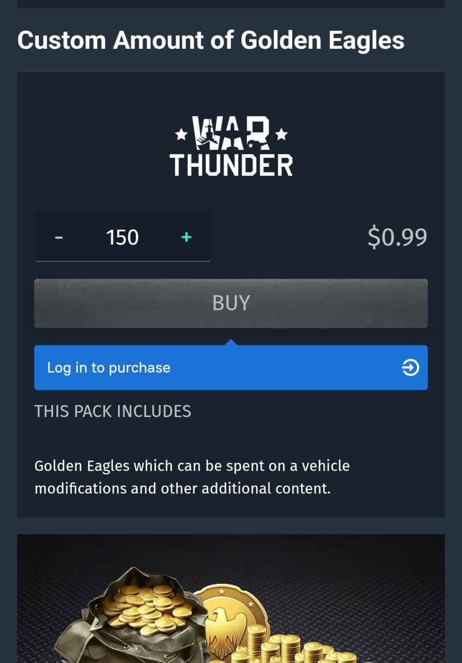 خرید گلدن ایگل به مقدار دلخواه