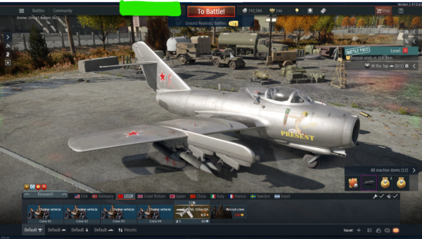 (فروخته شد) اکانت وارتاندر Type 90 (B) - premium F-4EJ ADTW MiG-15bis ISh کد #26