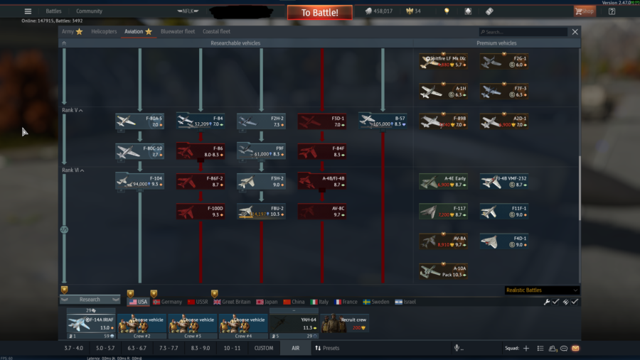 (فروخته شد) اکانت وارتاندر دارای پرشین تامکت , زمینی آمریکا و آلمان 10.7 , هوایی آمریکا 9 به همراه اک استیم با 80 دلار گیم #32