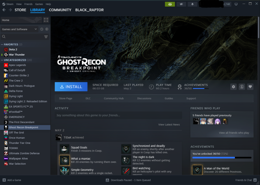 (فروخته شد) اکانت وارتاندر دارای پرشین تامکت , زمینی آمریکا و آلمان 10.7 , هوایی آمریکا 9 به همراه اک استیم با 80 دلار گیم #32