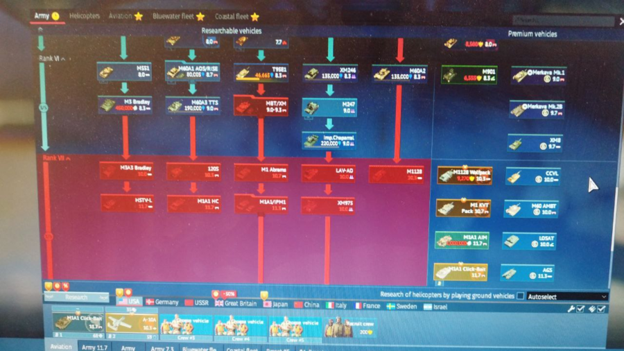 (فروخته شده) اکانت وارتاندر دارای f14 ایرانی، ابرامز کلیک بیت پرمیومی و ... فکشن امریکا هوایی زمینی و المان #31