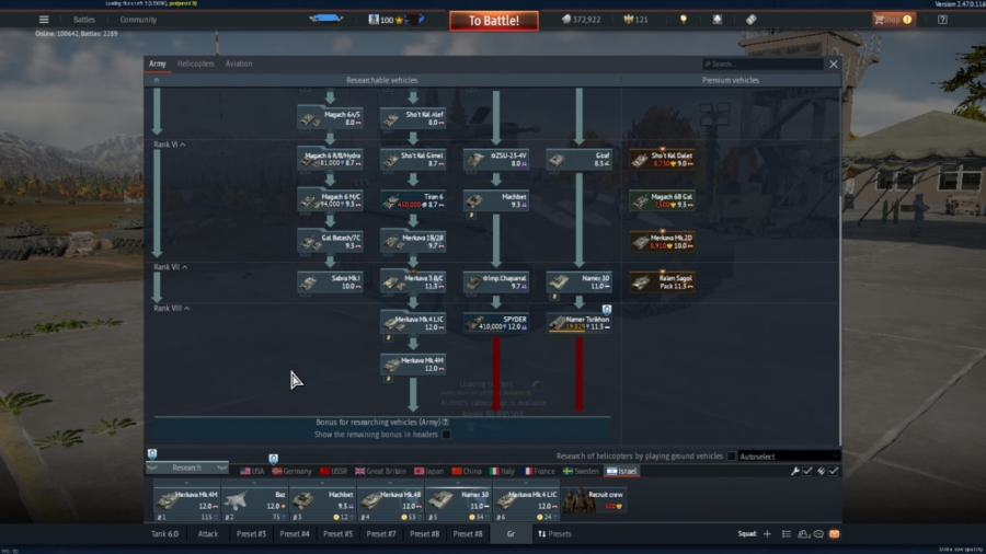 خرید اکانت وارتاندر دارای پرشین تامکت ، فکشن اسراییل زمینی و هوایی فول ، 4 فکشن دیگر تا رنک 5 و 6 کد #30