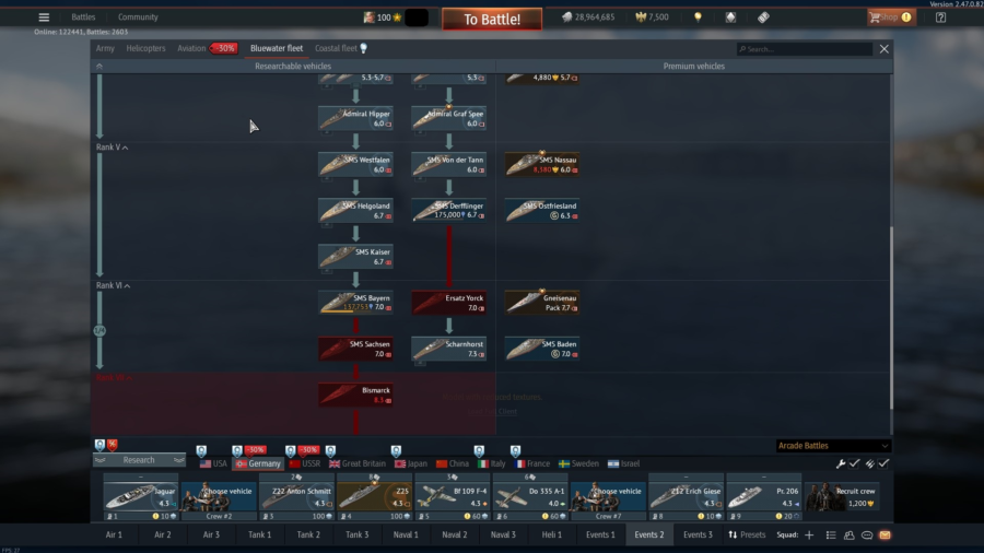 خرید اکانت قدیمی وترن وارتاندر با بیش از 1400 یونیت مختلف و بیش از 80 پریمیوم کد #27