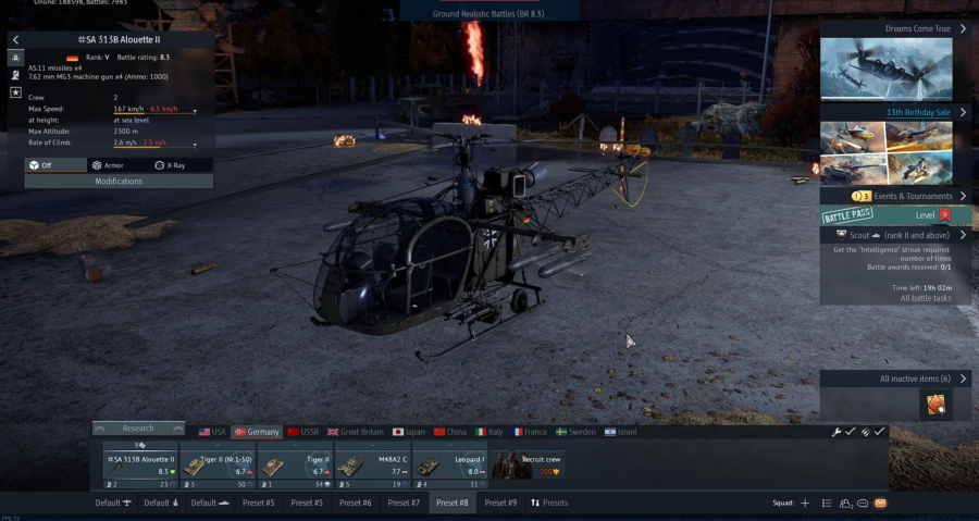 خرید اکانت وارتاندر دارای (G) F5-A ایونتی سوئد دارای MAUS المان تا رنک 6 کد #40