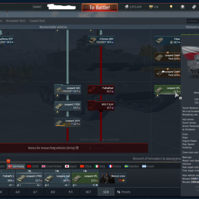 خرید اکانت وارتاندر دارای فکشن آلمان،شوروی،آمریکا کد #48 (پین شده)