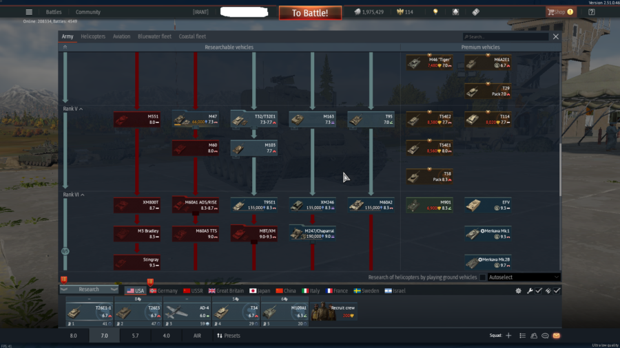 خرید اکانت وارتاندر دارای فکشن آلمان،شوروی،آمریکا کد #48 (پین شده)