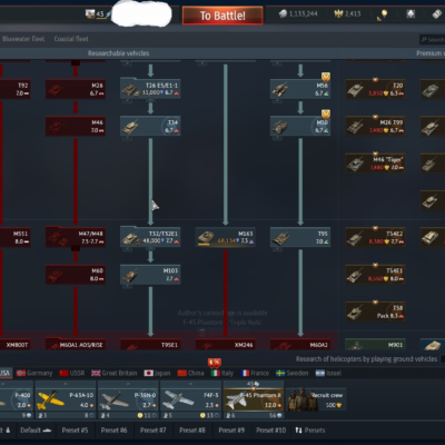 خرید اکانت وارتاندر f4s با amx 30 super + رنک بالای زمین و هوای آمریکا کد #41