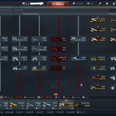 خرید اکانت وارتاندر f4s با amx 30 super + رنک بالای زمین و هوای آمریکا کد #41