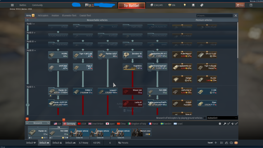 (فروخته شد) اکانت استارتر وارتاندر با یونیت ایونتی قابل فروش کد #46 (پین شده)