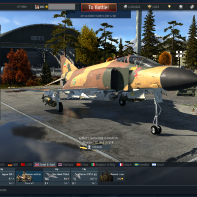 خرید اکانت وارتاندر هوایی ۳ فکشن فول(آلمان-چین-بریتانیا)+۱فکشن دریایی کد #47