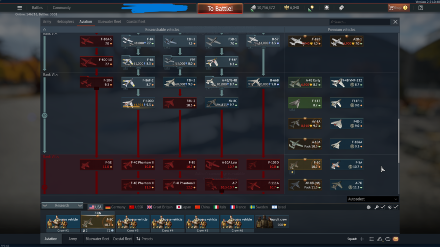 خرید اکانت وارتاندر دارای f5-c امریکا و میگ 21 lazur و turm 3 و.... کد #45