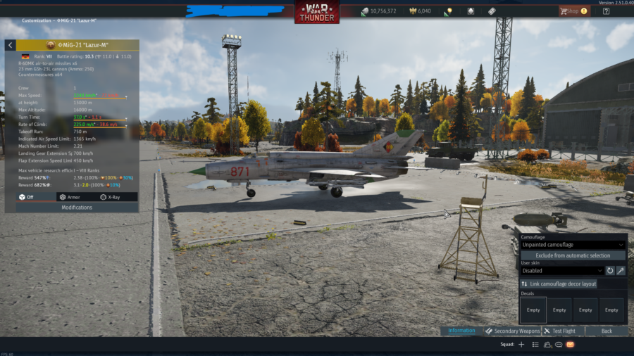 خرید اکانت وارتاندر دارای f5-c امریکا و میگ 21 lazur و turm 3 و.... کد #45