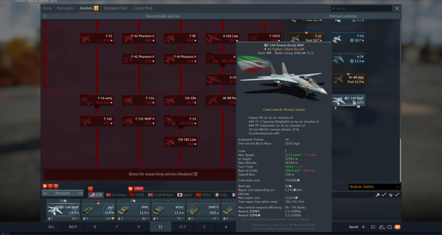 خرید اکانت وارتاندر 2 فکشن فول + f14 ایرانی و یونیت های پرمیوم زیاد کد #43