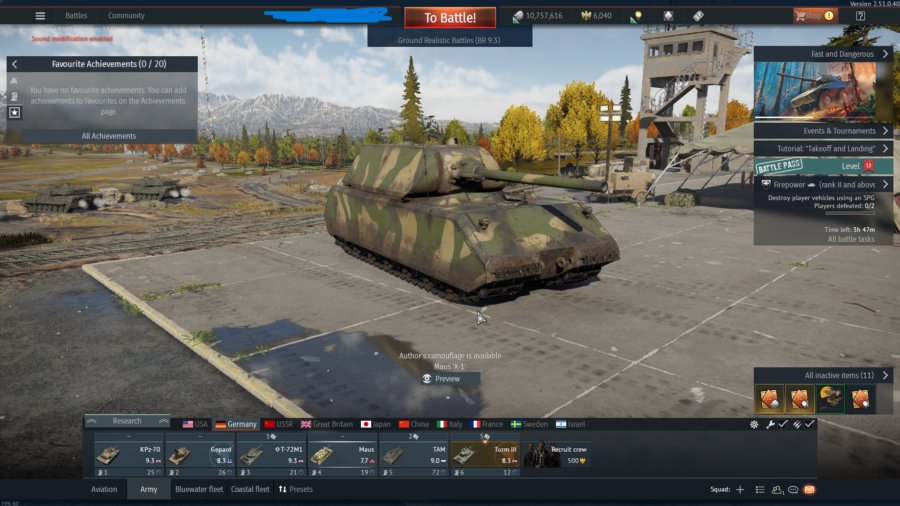 خرید اکانت وارتاندر دارای f5-c امریکا و میگ 21 lazur و turm 3 و.... کد #45