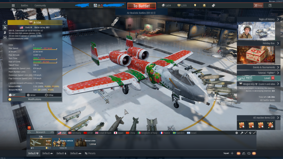 خرید اکانت وارتاندر استارتر با دو یونیت پرمیوم تی 80یودی و ای10 تاندربولت کد #55 (پین شده)