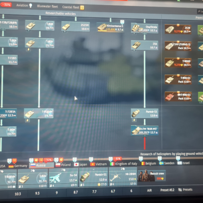 خرید اکانت وارتاندر دارای ۴ فکشن روسیه آلمان ژاپن چین کد #54