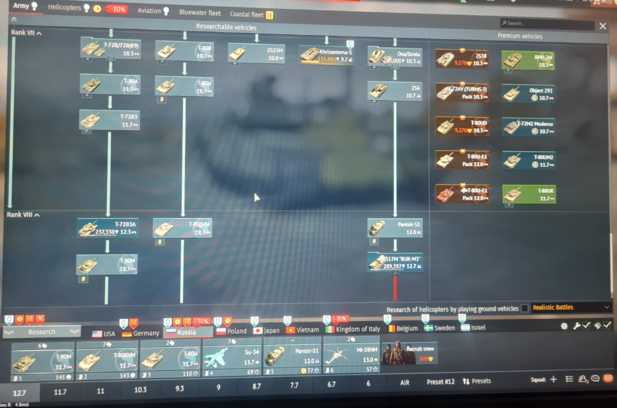 خرید اکانت وارتاندر دارای ۴ فکشن روسیه آلمان ژاپن چین کد #54