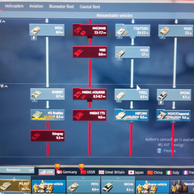 (فروخته شد) اکانت وارتاندر با سه وسیله پریمیو در آمریکا و شوروی کد #50 (پین شده)