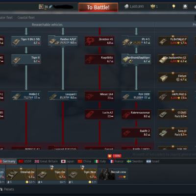 خرید اکانت ناب وارتاندر با 7 یونیت پرمیوم (شوروی تا رنک 6 باز شده-4 یونیت پرمیوم درجه یک تاپ تیر) کد #53 (پین شده)