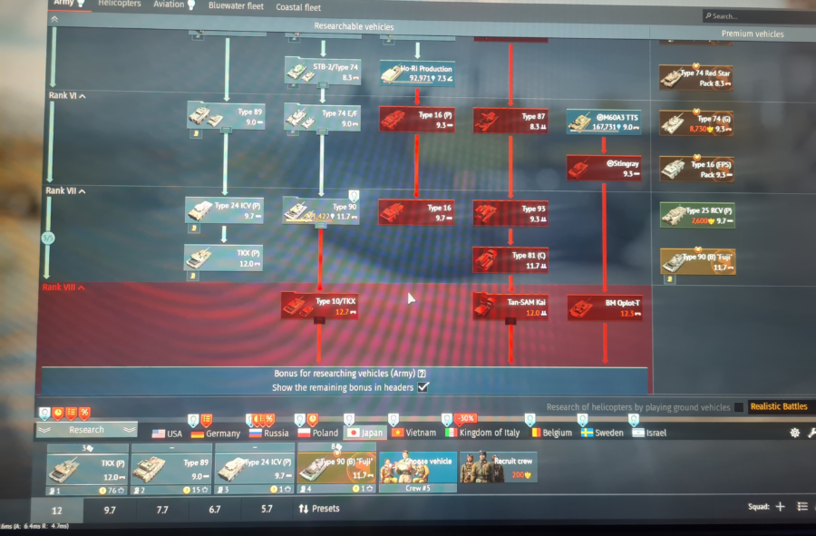 خرید اکانت وارتاندر دارای ۴ فکشن روسیه آلمان ژاپن چین کد #54