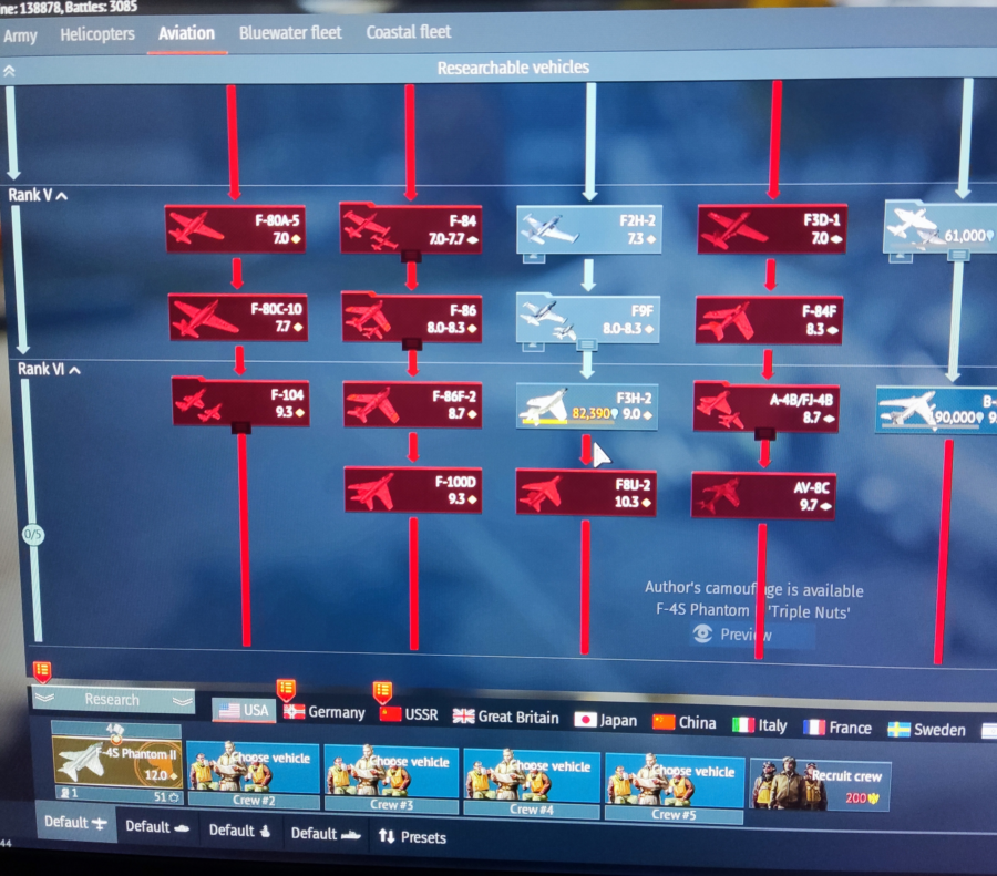 (فروخته شد) اکانت وارتاندر با سه وسیله پریمیو در آمریکا و شوروی کد #50 (پین شده)