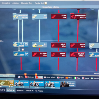 (فروخته شد) اکانت وارتاندر با سه وسیله پریمیو در آمریکا و شوروی کد #50 (پین شده)