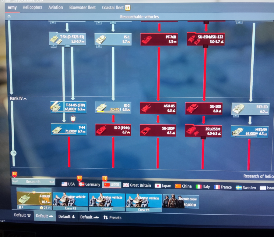 (فروخته شد) اکانت وارتاندر با سه وسیله پریمیو در آمریکا و شوروی کد #50 (پین شده)