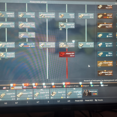 خرید اکانت وارتاندر دارای ۴ فکشن روسیه آلمان ژاپن چین کد #54