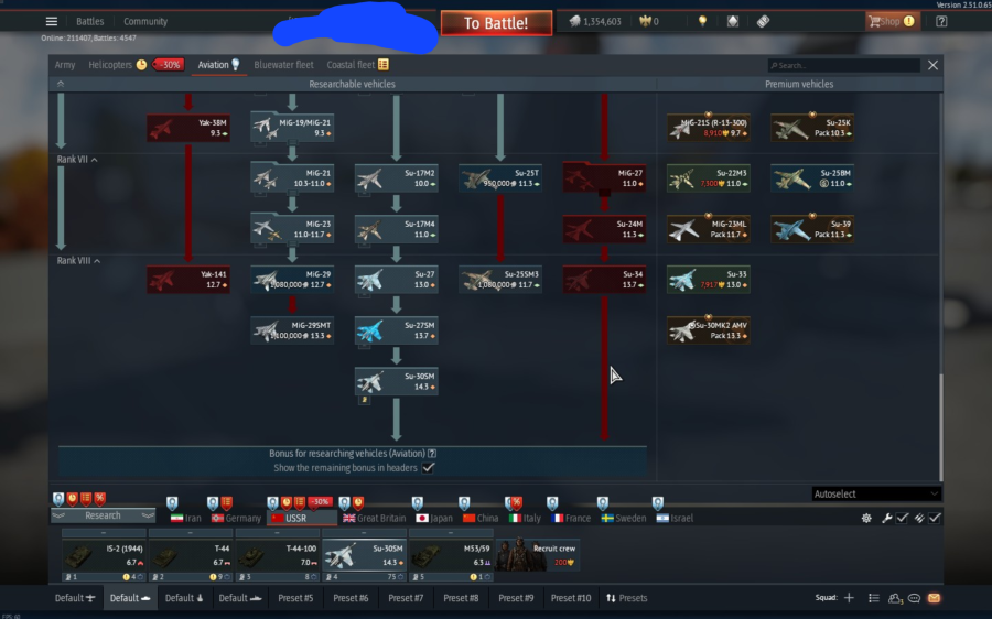 خرید اکانت وارتاندر پرشین تامکت دار و دوتا کشور هوایی تاپ کد #51