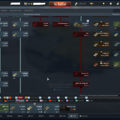 خرید اکانت وارتاندر زمینی 4 فکشن فول(امریکا انگلیس روسیه ژاپن) المان تا MAUS کد #49 (پین شده)