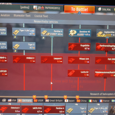 خرید اکانت وارتاندر المان ایر و گراند تا رنک 5 بازشده 4 فوله با 167 روز پریمیوم مخصوص ایکس باکس و پی سی کد #56
