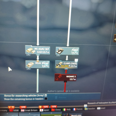 (فروخته شد) اکانت وارتاندر آمریکا زمینی فول و ایر اسراییل کد #58