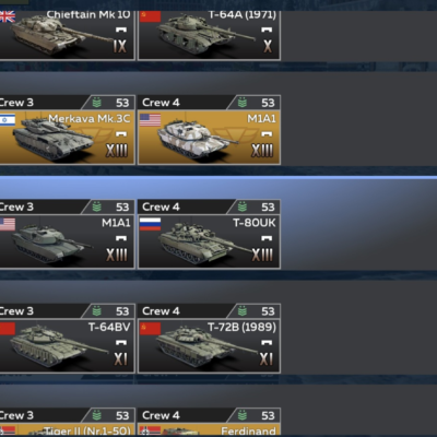 خرید اکانت وارتاندر موبایل (تانک محور) کد #2