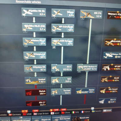 (فروخته شد) اکانت وارتاندر آمریکا زمینی فول و ایر اسراییل کد #58