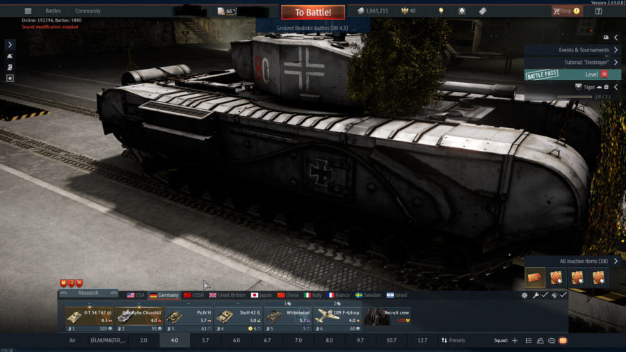 خرید اکانت وارتاندر قیمت ارزان به دلیل نیاز مالی فروش اکانت ویژه با یونیت پرمیوم ویژه و کم یاب flakpanzer 341 کد #59 (پین شده)