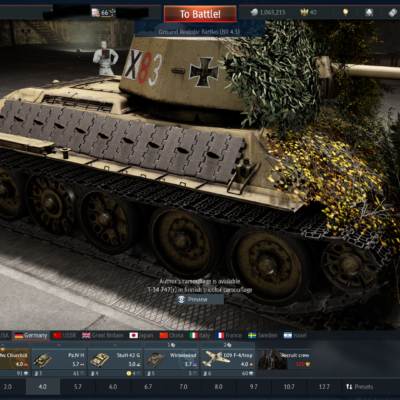 خرید اکانت وارتاندر قیمت ارزان به دلیل نیاز مالی فروش اکانت ویژه با یونیت پرمیوم ویژه و کم یاب flakpanzer 341 کد #59 (پین شده)