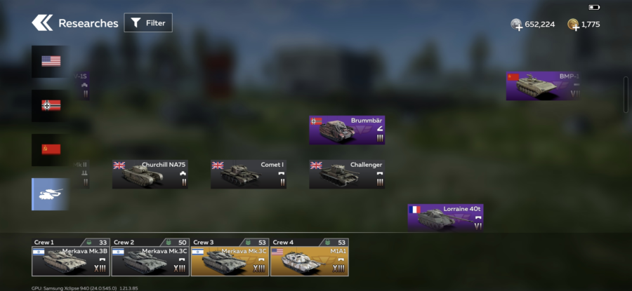 خرید اکانت وارتاندر موبایل (تانک محور) کد #2