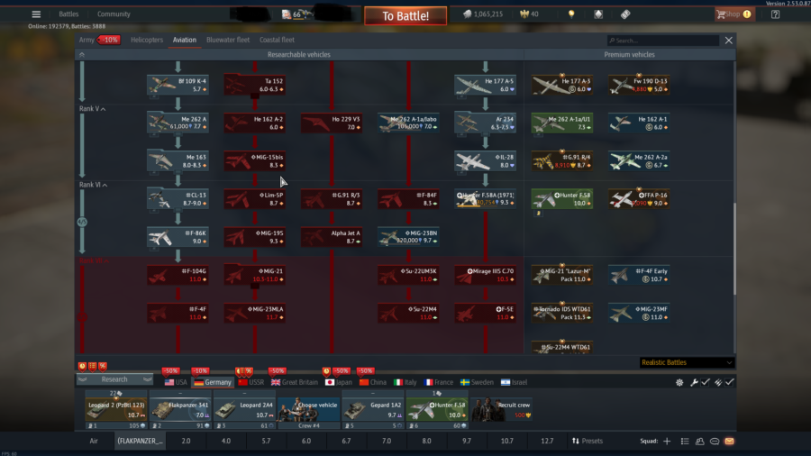 خرید اکانت وارتاندر قیمت ارزان به دلیل نیاز مالی فروش اکانت ویژه با یونیت پرمیوم ویژه و کم یاب flakpanzer 341 کد #59 (پین شده)